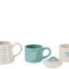 Tea For 2 Ceramica Bianco/Blu - Jolipa - immagine 2