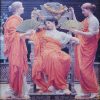 Quadro "Riposo Classico" di Albert Moore con Cornice Dorata – Stampa con Certificato - immagine 2