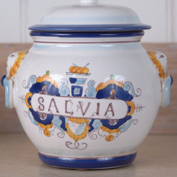 Barattolo "Salvia", con coperchio