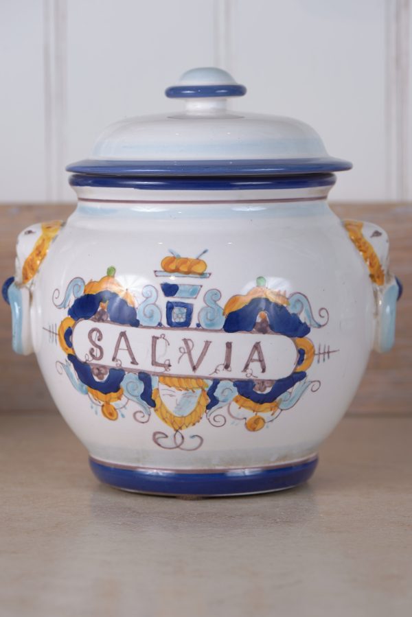 Barattolo "Salvia", con coperchio