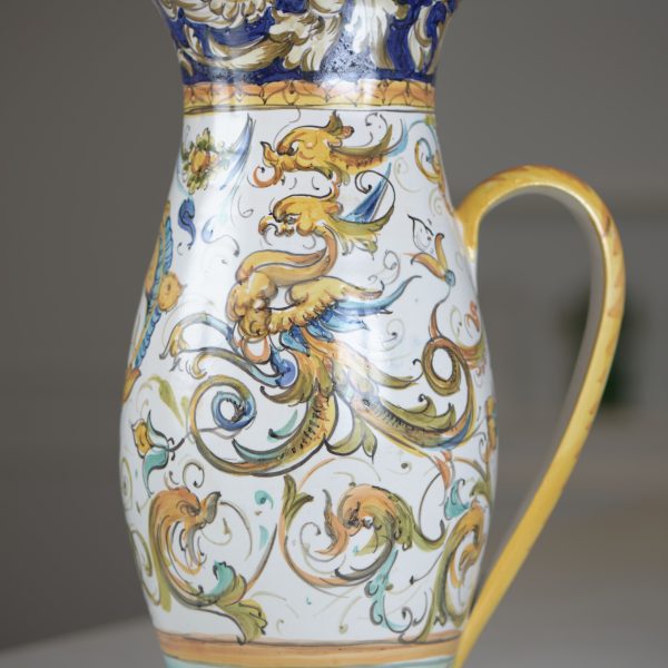 Brocca toscana cav. deco blu