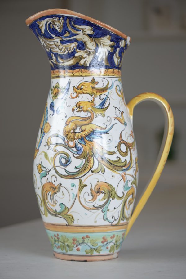 Brocca toscana cav. deco blu