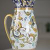 Brocca toscana cav. deco blu - immagine 3