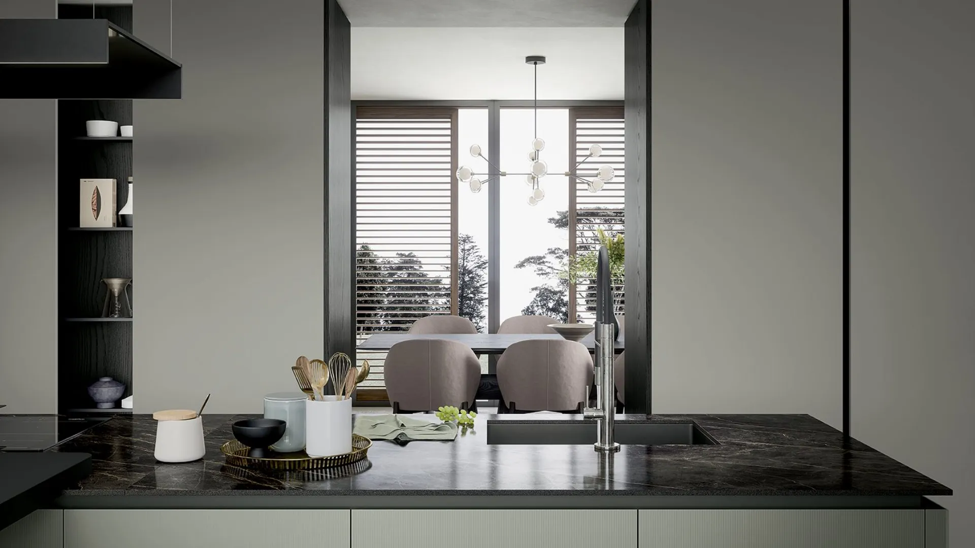 cucina moderna su progettazione caiazzodesign - immagine 6