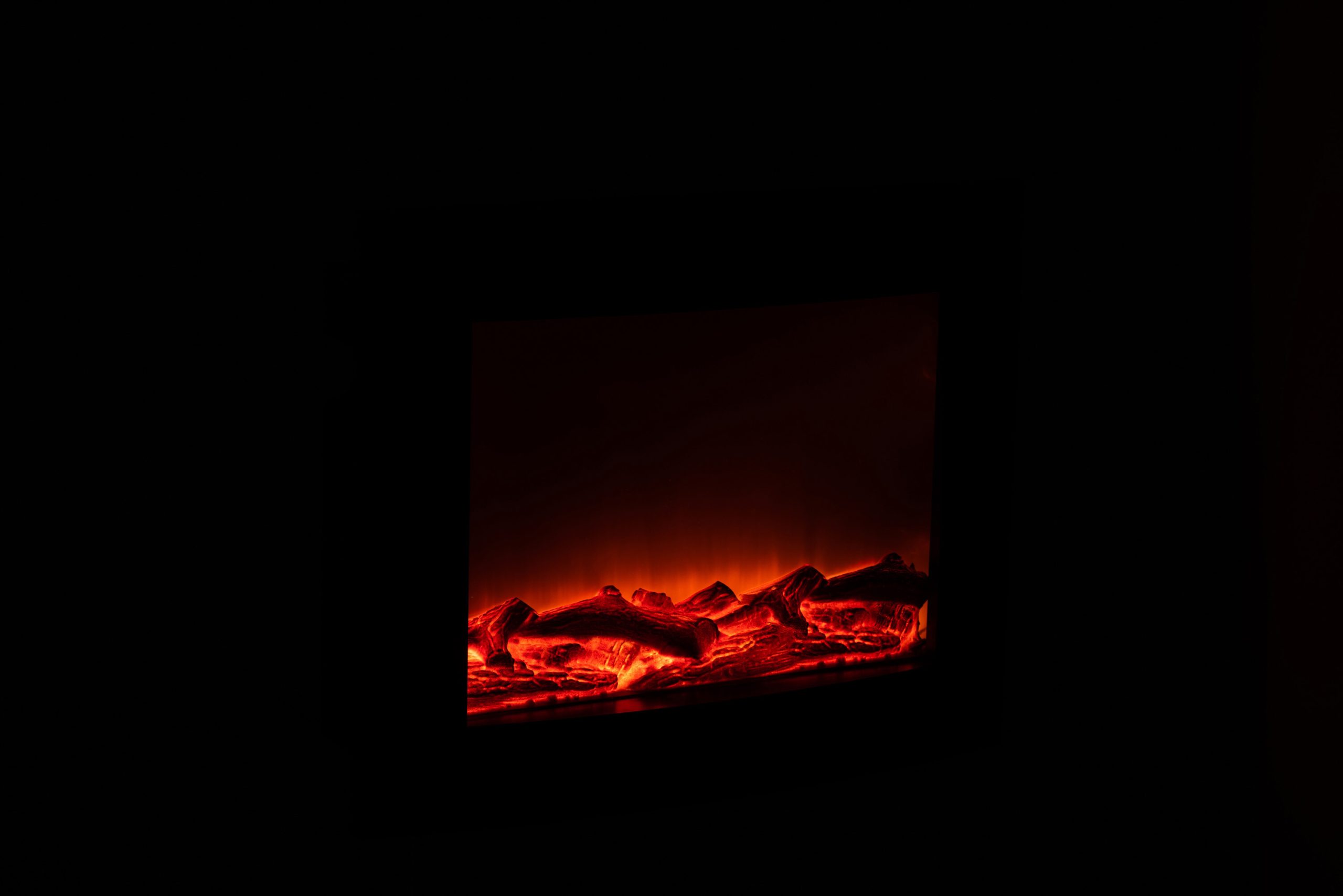 J-Line | Camino decorativo Led Moderno Nero (95667) - immagine 3