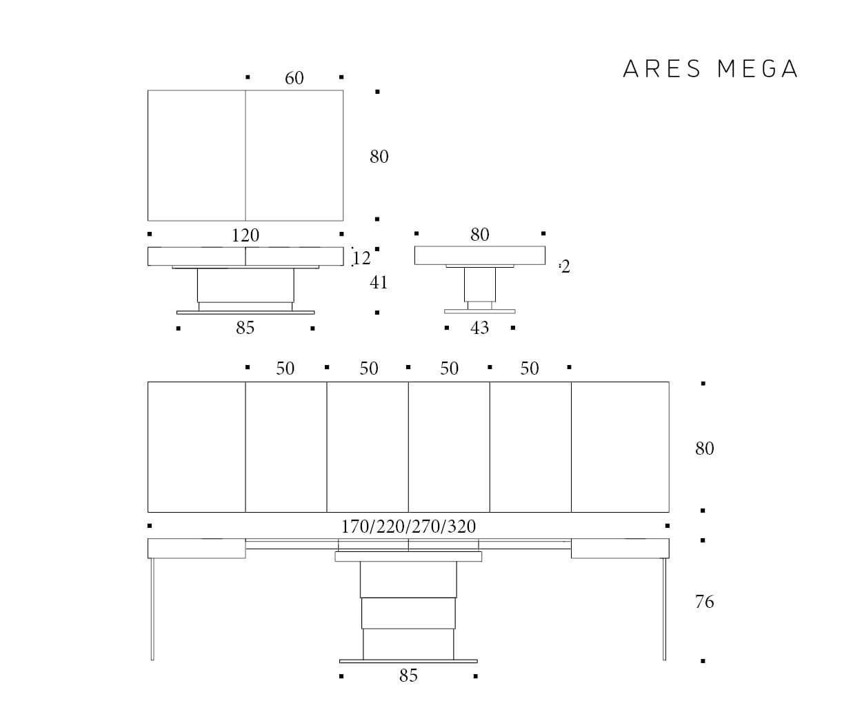 tavolo Altacom Ares Mega (ordinabile) - immagine 7
