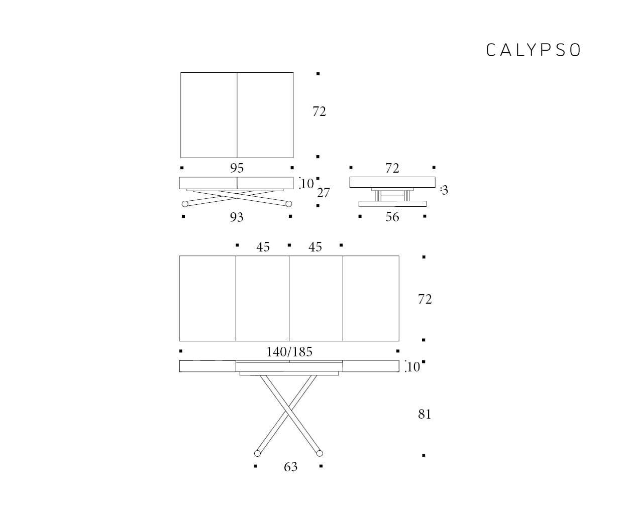 tavolo Altacom Calypso (ordinabile) - immagine 8