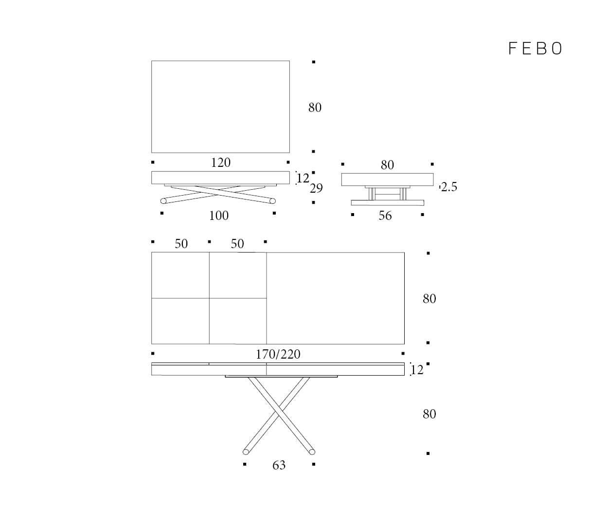 tavolo Altacom Febo (ordinabile) - immagine 6