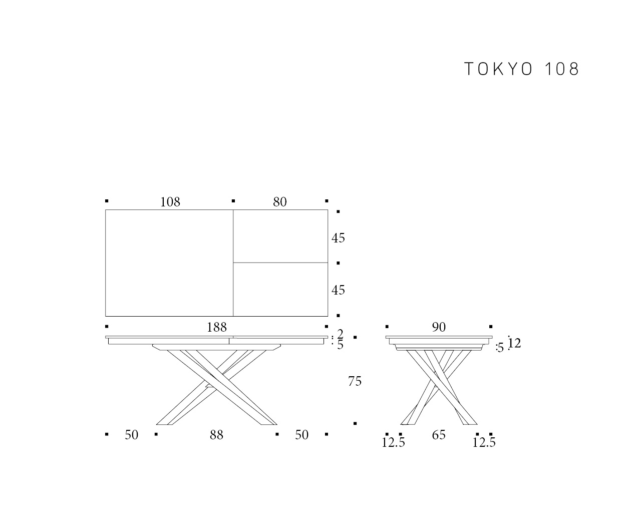 tavolo da pranzo Altacom Tokyo (ordinabile) - immagine 6