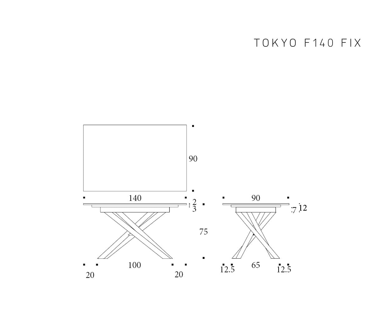 tavolo da pranzo Altacom Tokyo (ordinabile) - immagine 11