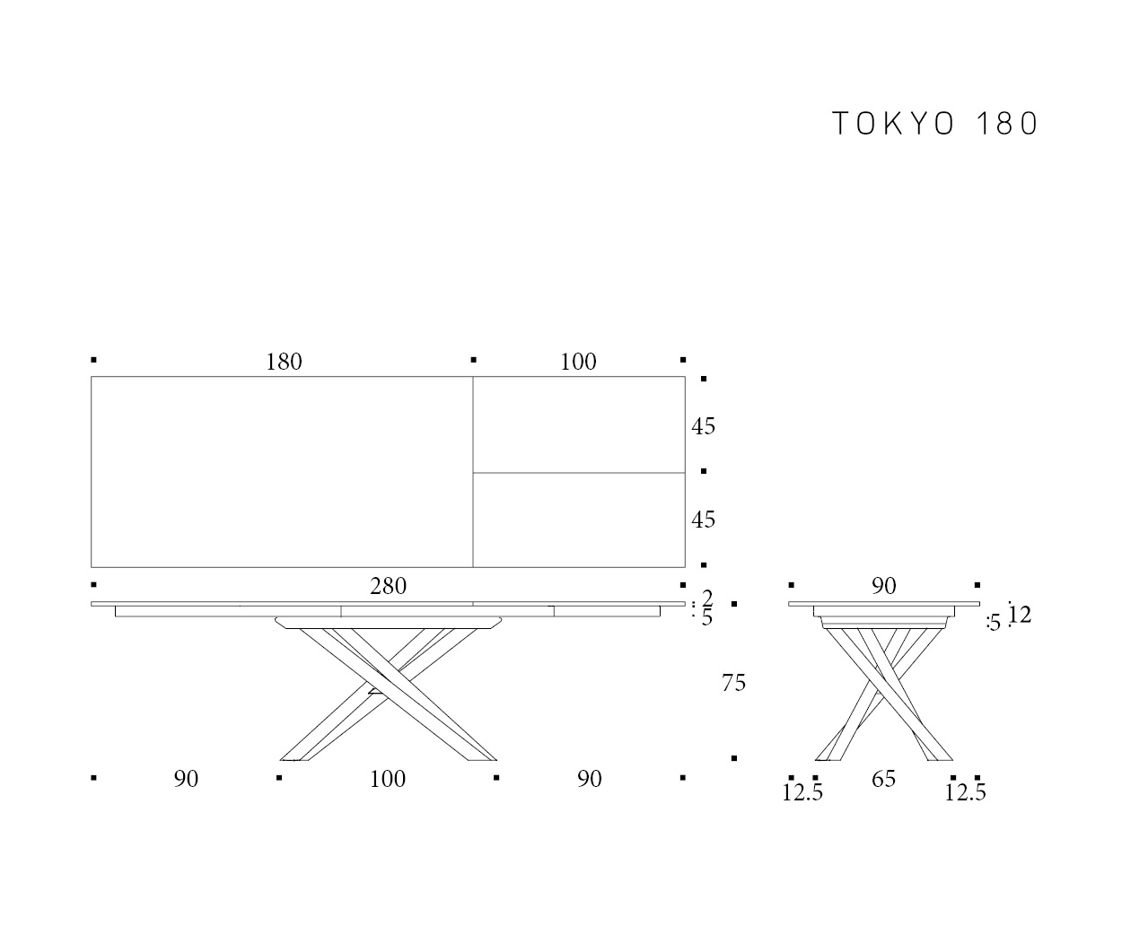 tavolo da pranzo Altacom Tokyo (ordinabile) - immagine 8