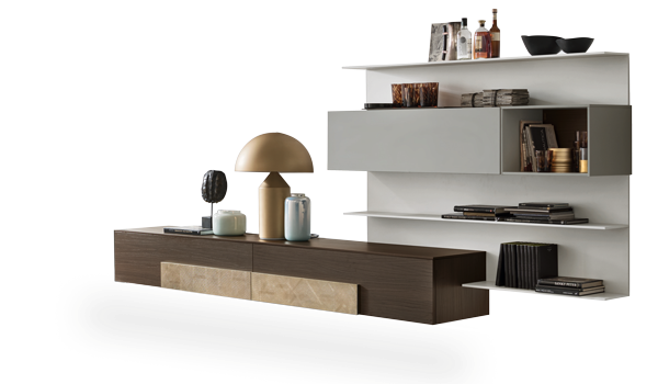 Parete Attrezzata Seta/Unix SU2120 – Maronese ACF