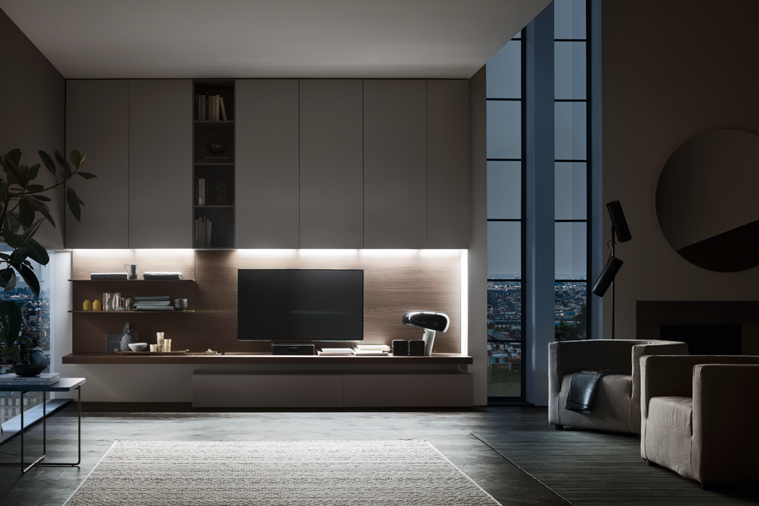 Parete Attrezzata Seta SU2116 – Maronese ACF - immagine 2