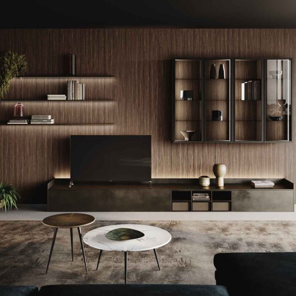 Parete attrezzata Living House of Piano – Guzzini e Fontana