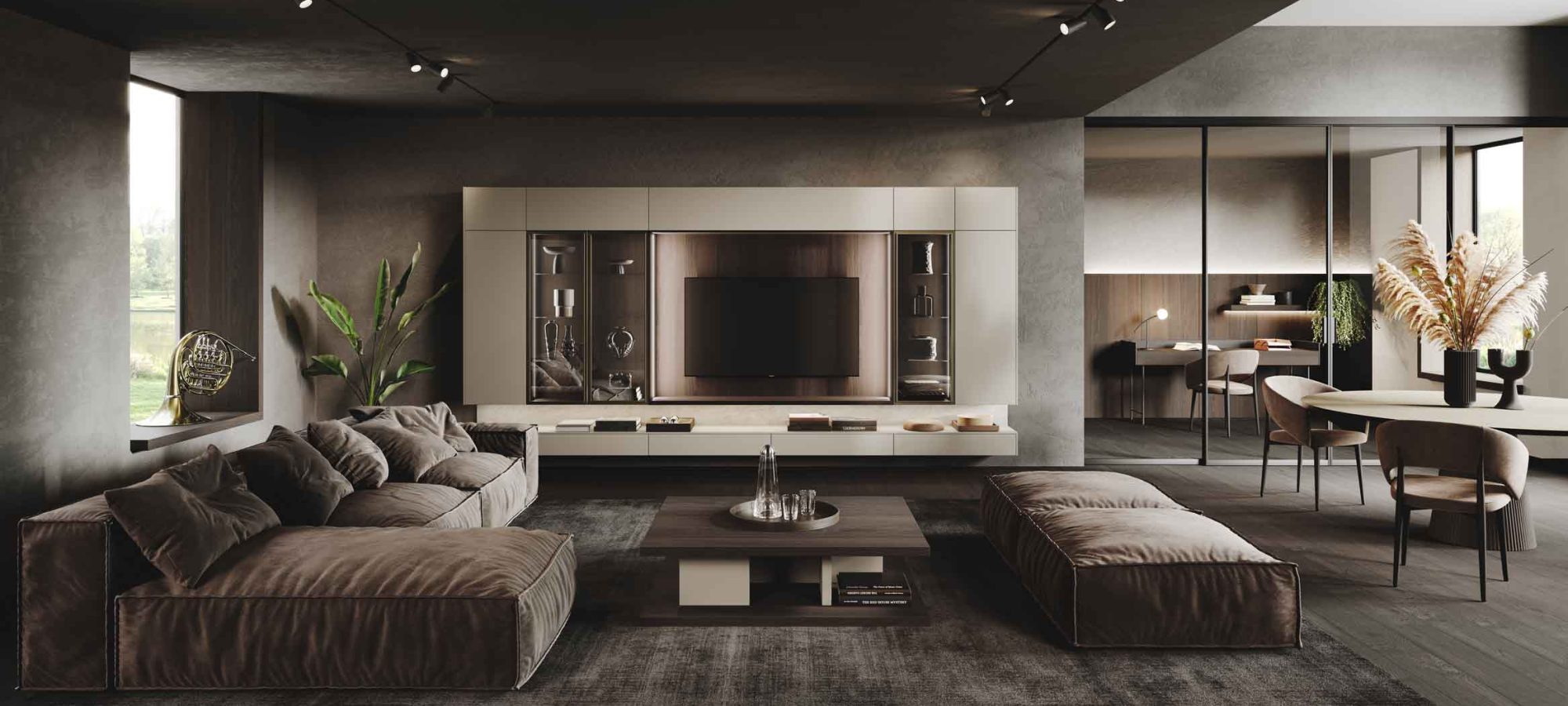 Parete attrezzata Living House of Horn – Guzzini e Fontana - immagine 2