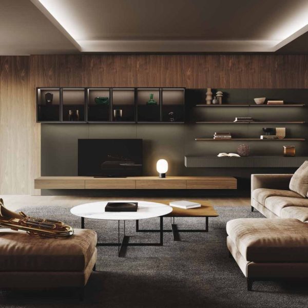 Parete attrezzata House of Tuba – Guzzini e Fontana