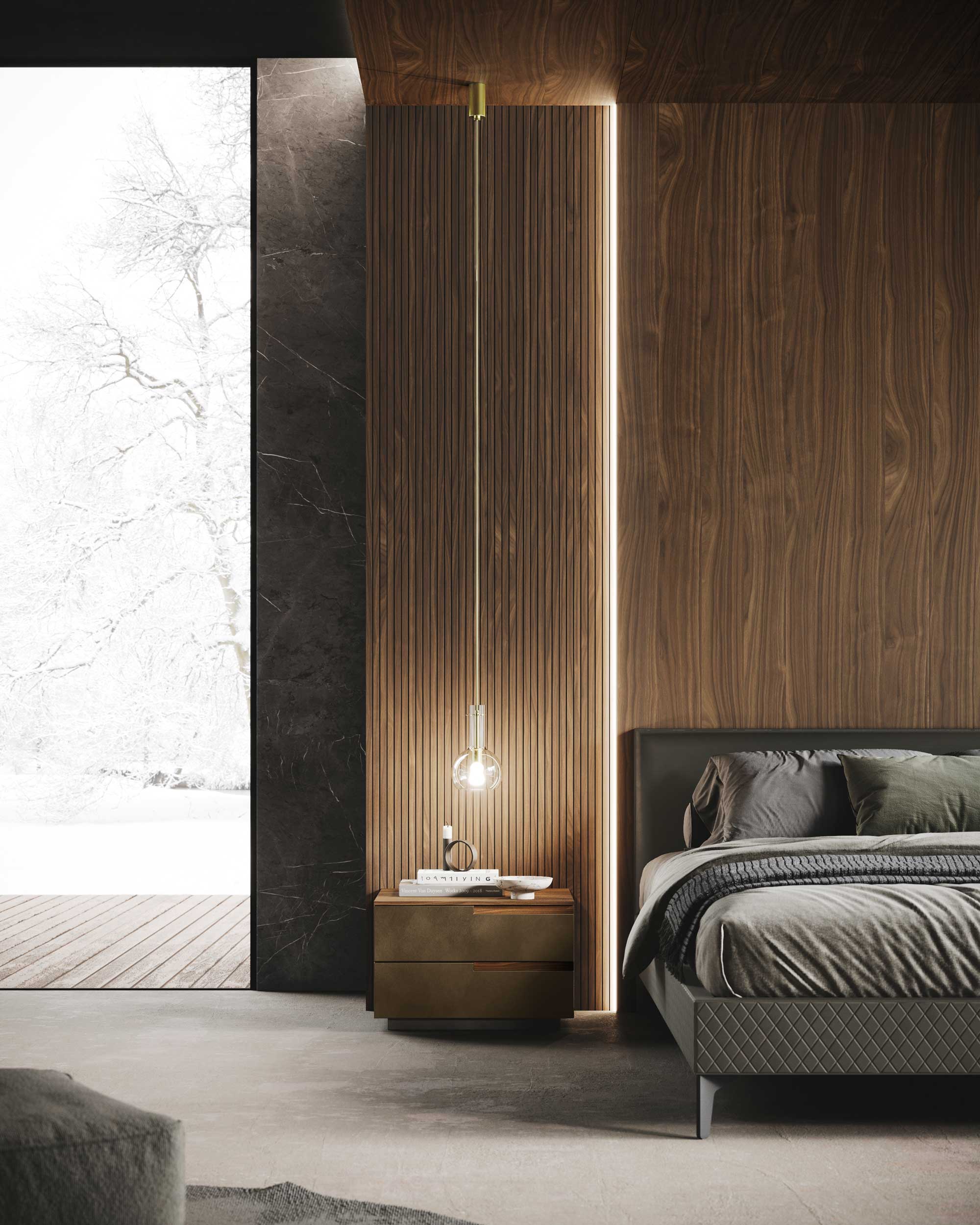 Letto mod. ELLINGTON - Guzzini & Fontana - immagine 4