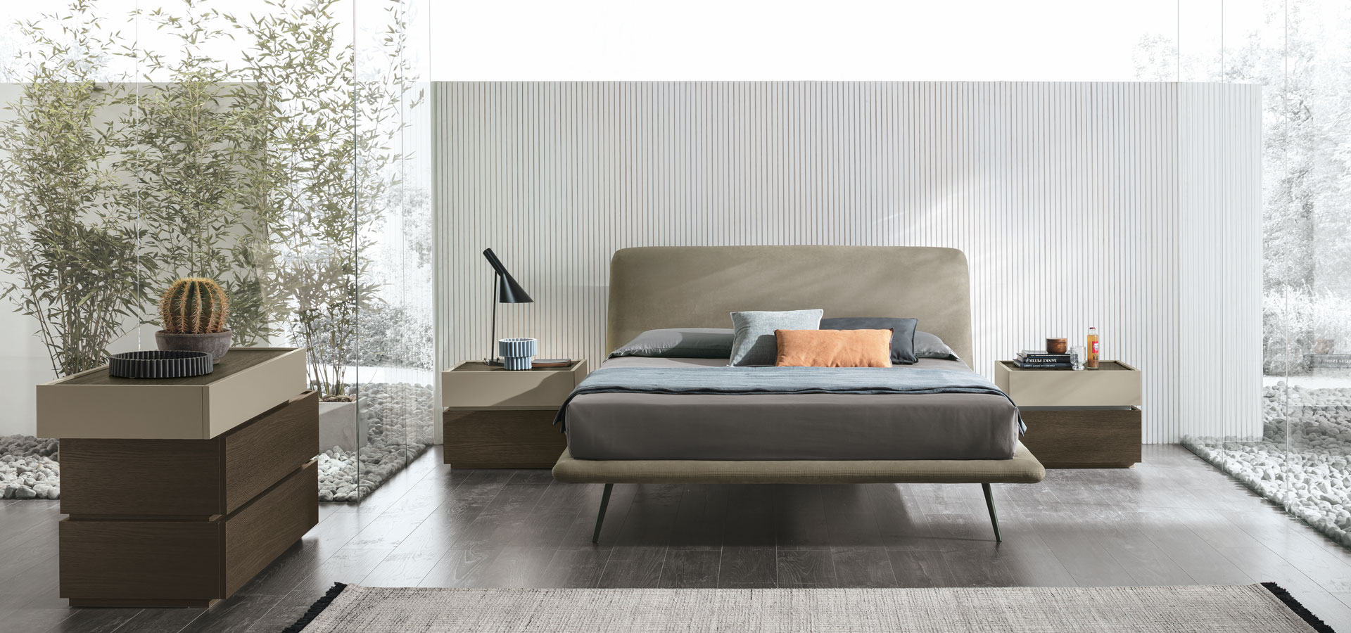 letto imbottito mod. Luna - Tomasella