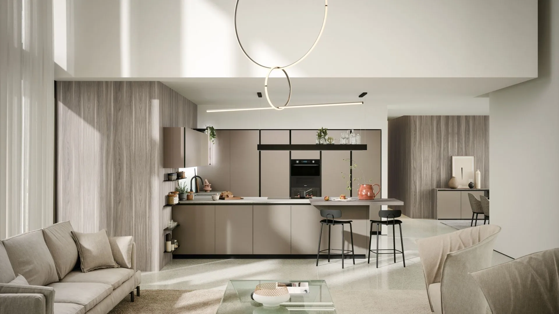 cucina moderna mod. Aria Tech 04 - Forma Cucine - immagine 3