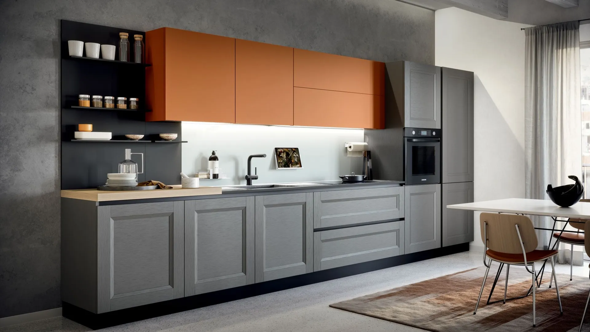 Cucina contemporanea mod. Asia 03 – Forma Cucine