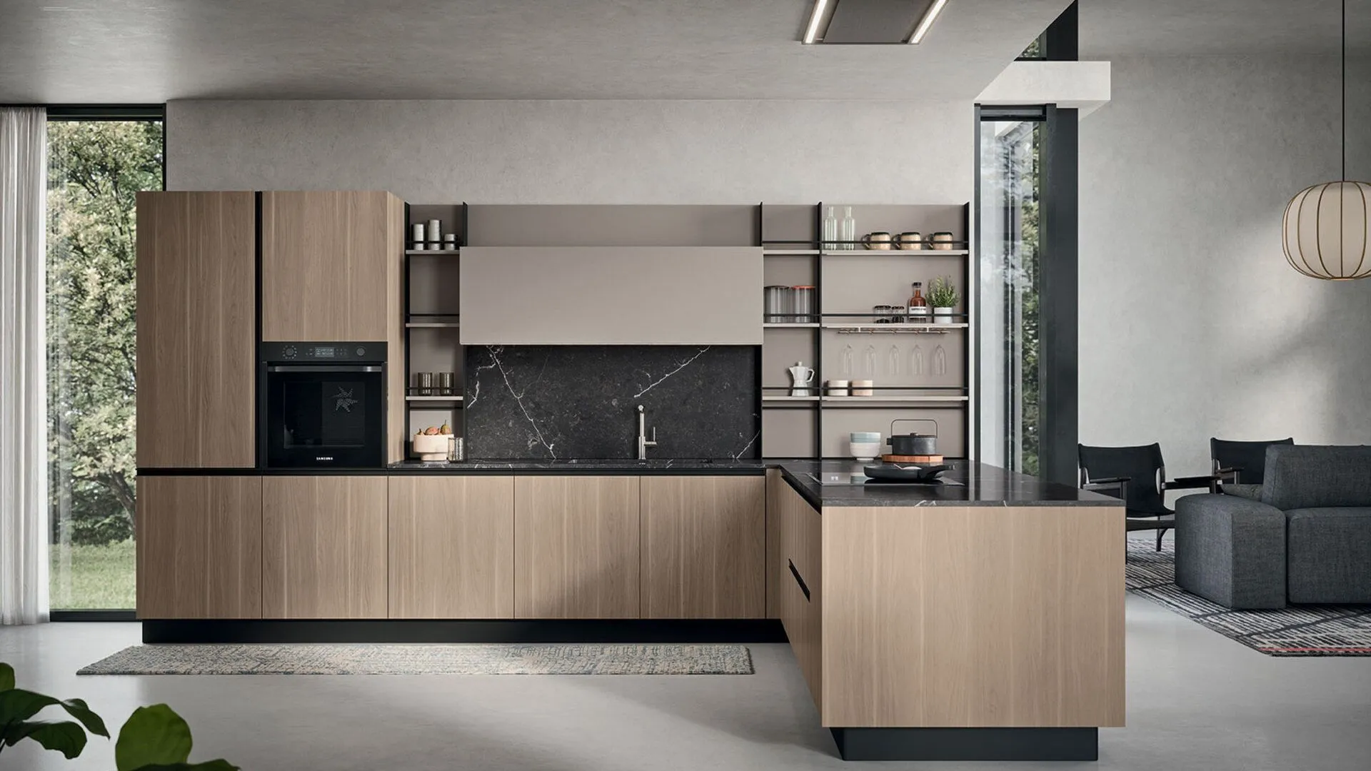 cucina moderna mod. Colibrì Presa - Forma Cucine