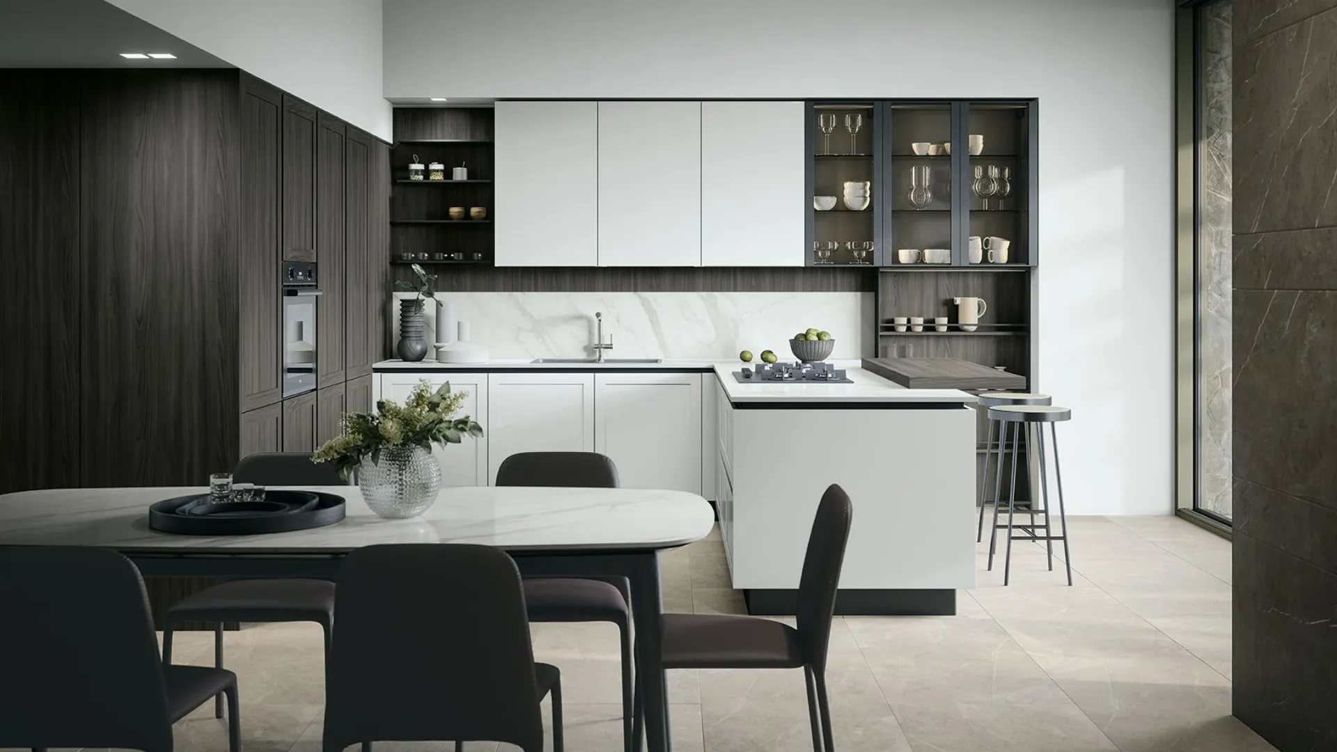 Cucina contemporanea mod. River 01 – Forma Cucine - immagine 2