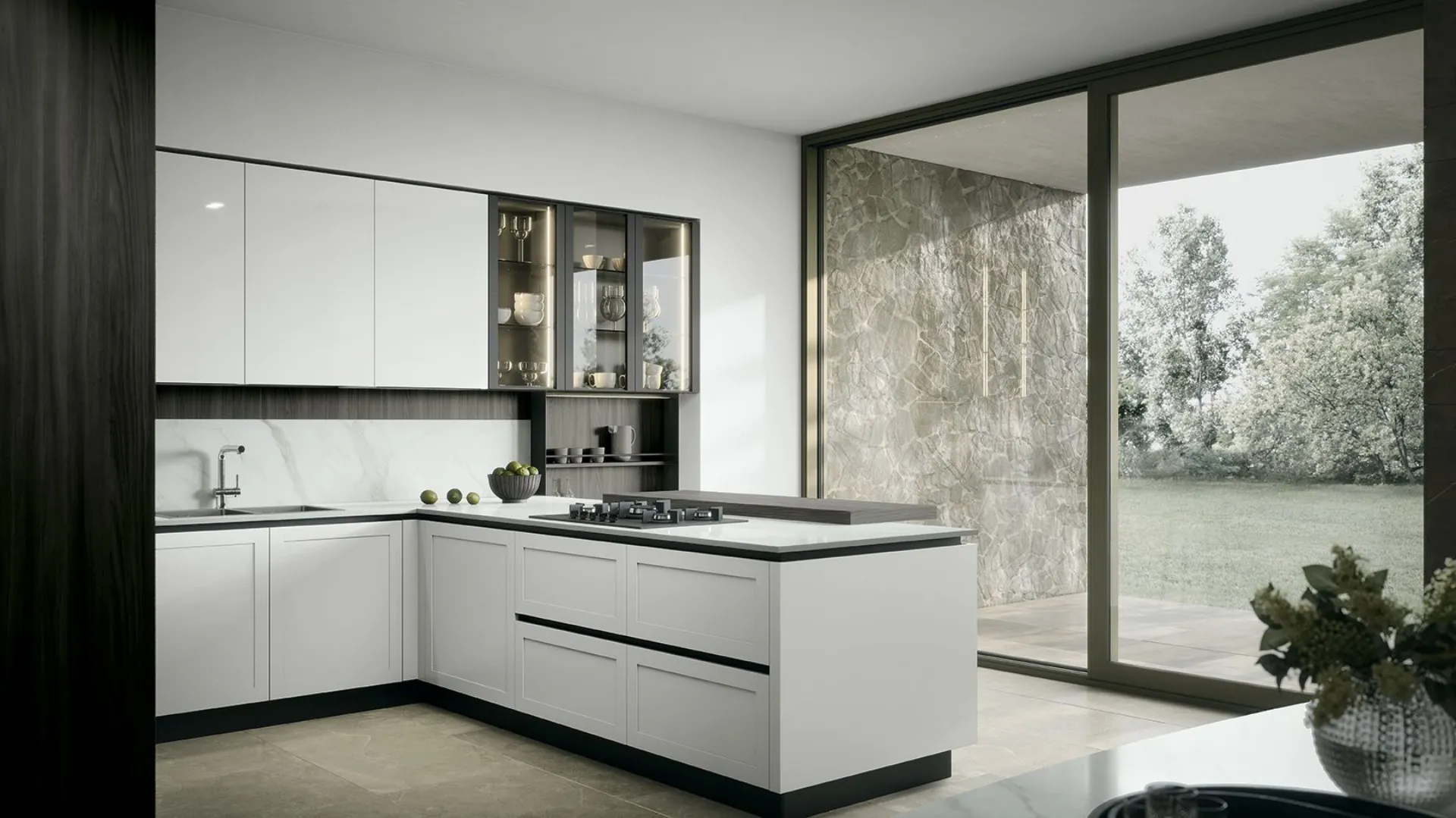 Cucina contemporanea mod. River 01 – Forma Cucine - immagine 3
