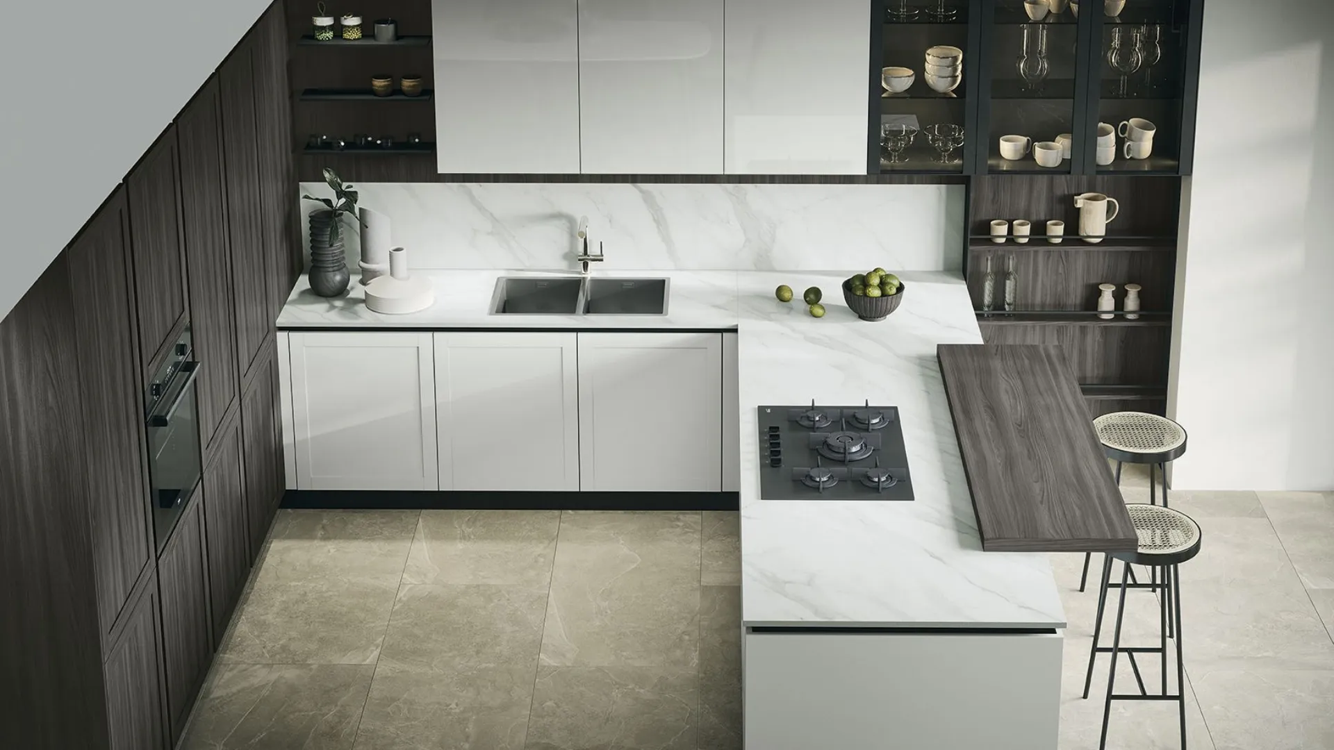 Cucina contemporanea mod. River 01 – Forma Cucine - immagine 4