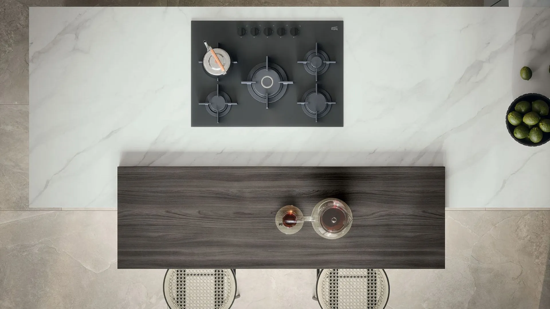 Cucina contemporanea mod. River 01 – Forma Cucine - immagine 5