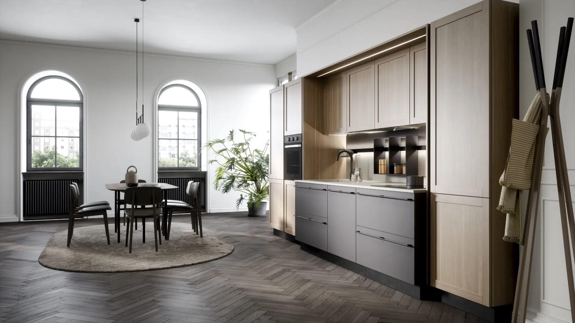 Cucina contemporanea mod. River 03 – Forma Cucine - immagine 2