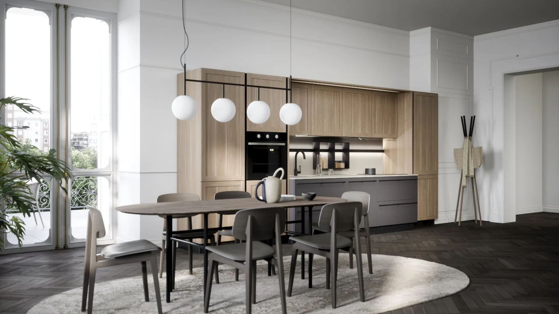 Cucina contemporanea mod. River 03 – Forma Cucine - immagine 3