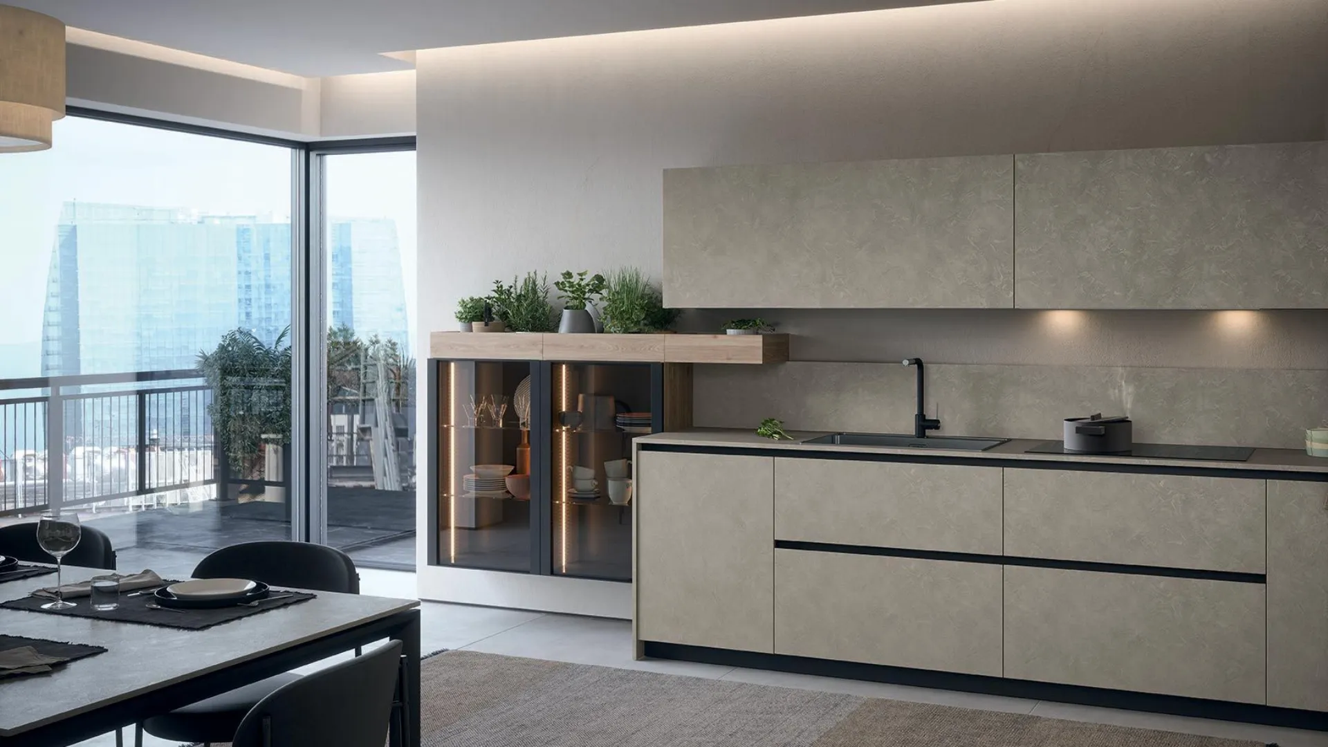 cucina moderna mod. Trend 30° - Forma Cucine - immagine 5