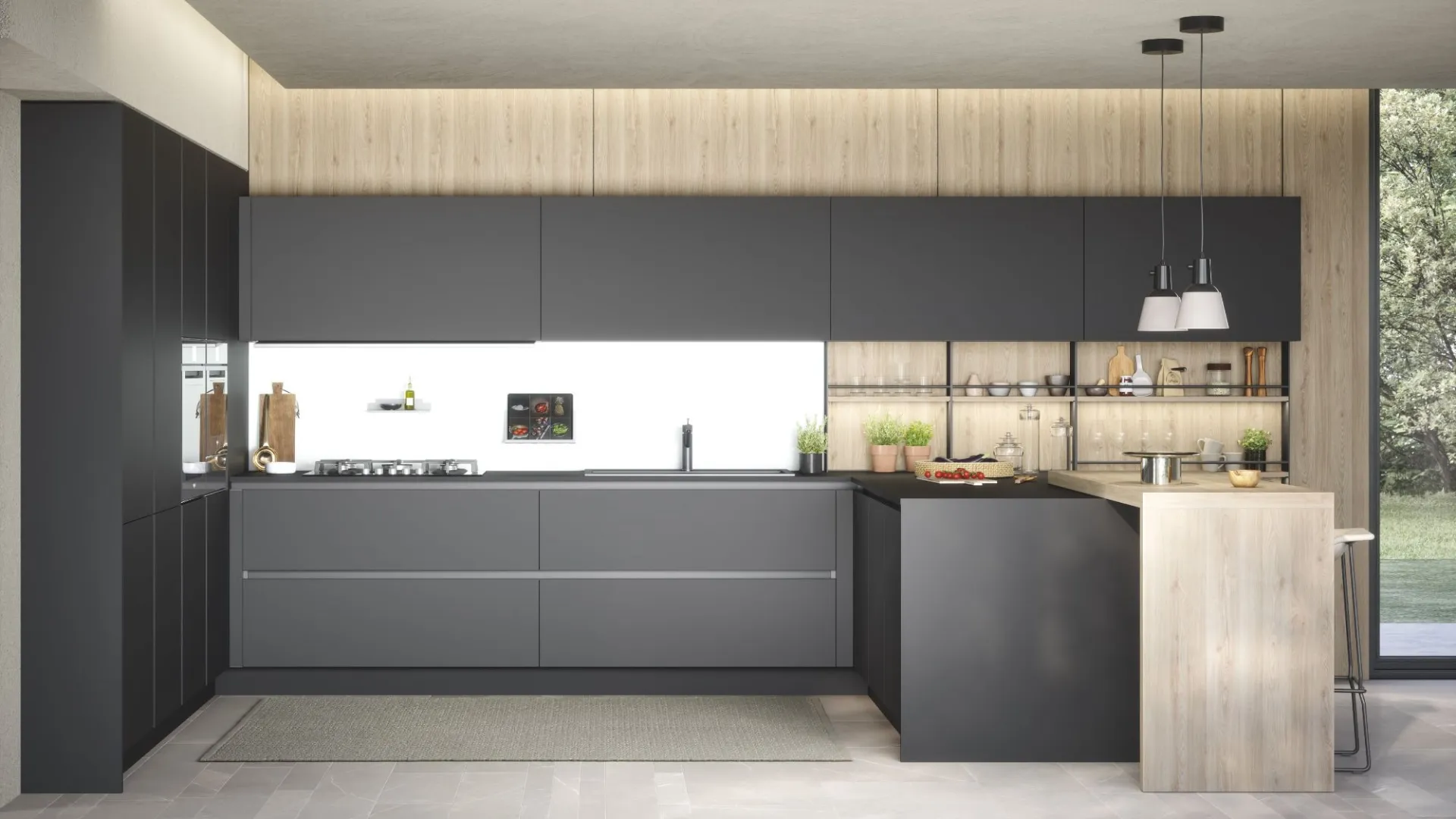 cucina moderna mod. Trend Grip - Forma Cucine - immagine 2