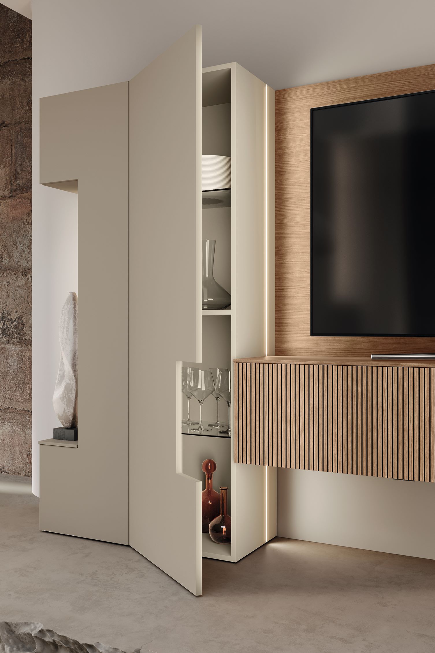 parete  attrezzata Authentica - immagine 2